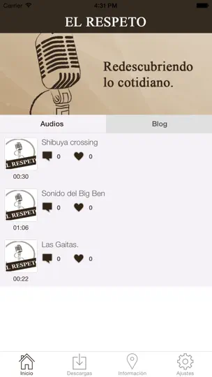 Captura de pantalla de El Respeto en iPhone 1