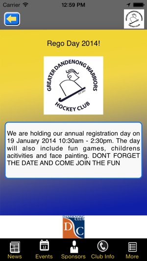 Greater Dandenong Warriors Hockey Club(圖2)-速報App
