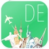 Germany Offline map & flights. Airline tickets, airports, car rental, hotels booking. Free navigation.