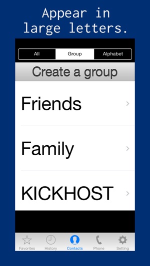 Easy to see in large letters - BigContact(圖1)-速報App