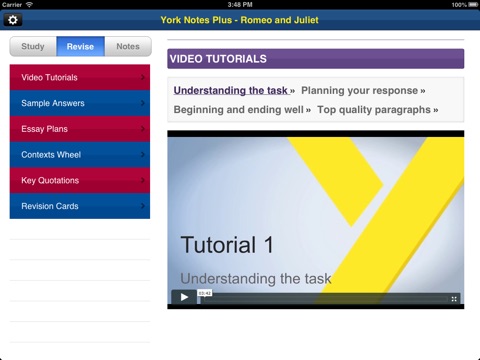 Romeo and Juliet York Notes GCSE for iPad screenshot 4