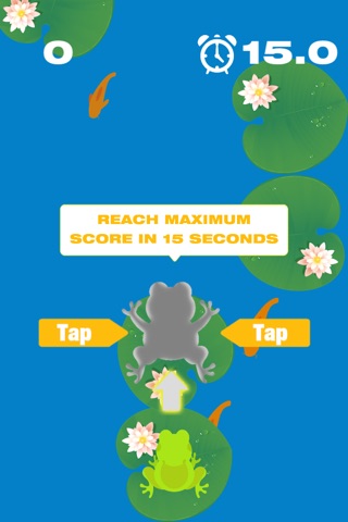 Tiny Frogger Don't Step - Free Tap Puzzle Game of a Jumpy Frog with Water Lily Tiles screenshot 2