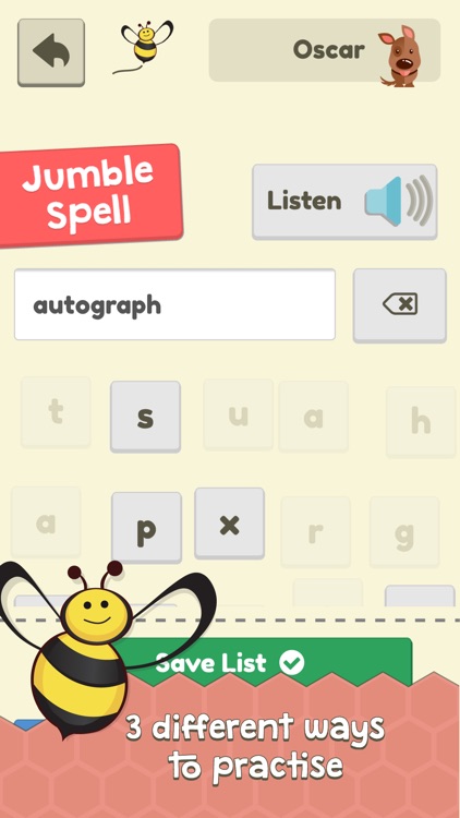Spelling Assistant : Helping you ace the spelling bee! screenshot-3