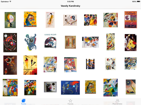 Screenshot #4 pour Kandinsky 111 œuvres (HD 100M+)