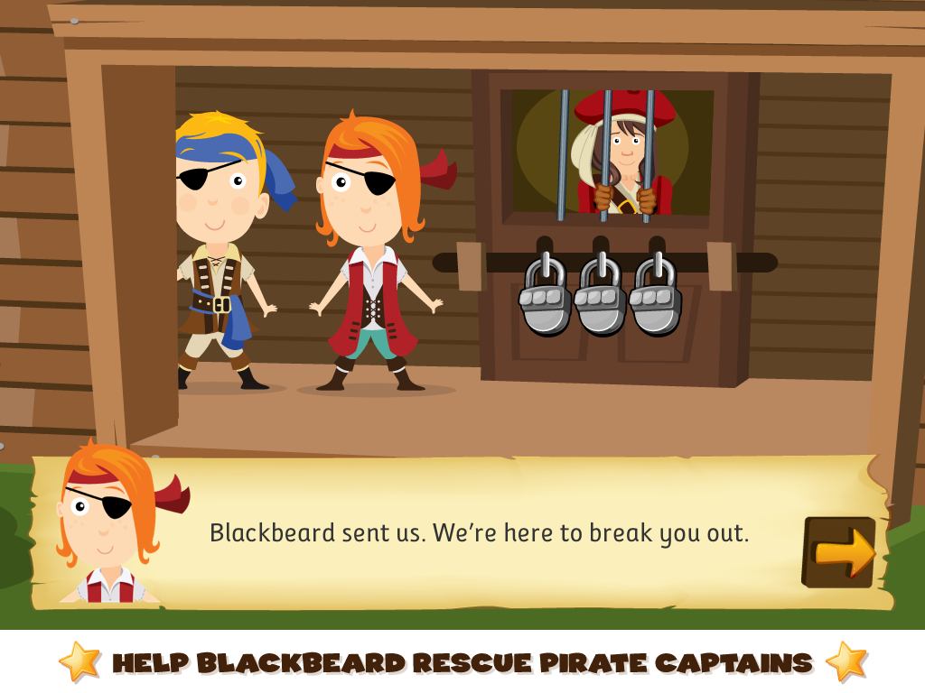 Pirate Phonics 2 : Kids learn to read!