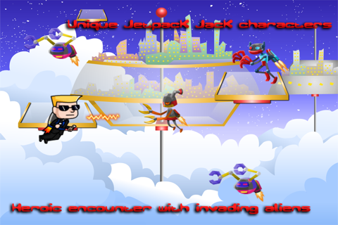 Defense of Jetpack Jacks: Free Kids Game screenshot 2