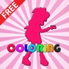 Paint Coloring Kids Game Equestria Girls Version