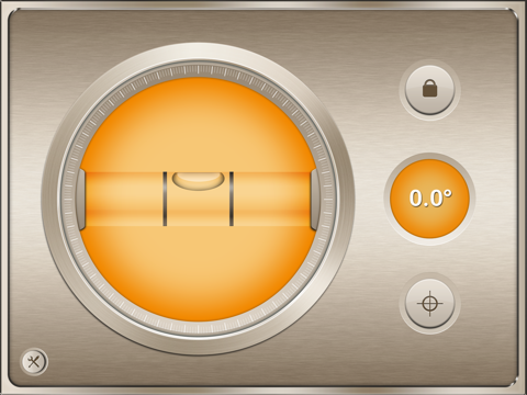 Spirit Level Gold Free - Handy angle meter & slope finder tool for iPhone & iPod (best pocket tools set)のおすすめ画像2