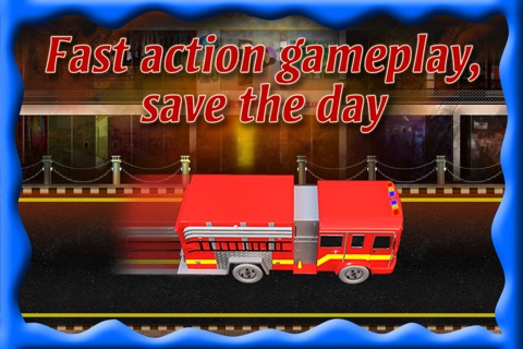 Fire Truck Rescue : The emergency firefighter car vehicle 911 - Free Edition screenshot 3