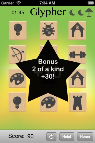 Glypher - The Brain Food Game! screenshot 4