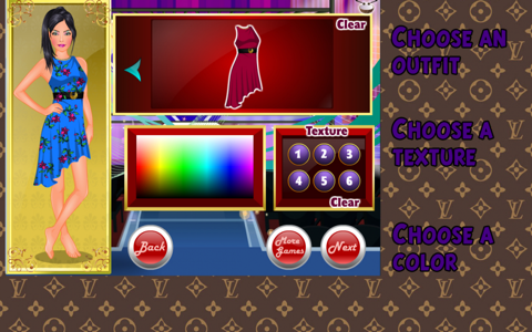 Free Fashion Designer game screenshot 3