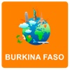 Burkina Faso Off Vector Map - Vector World