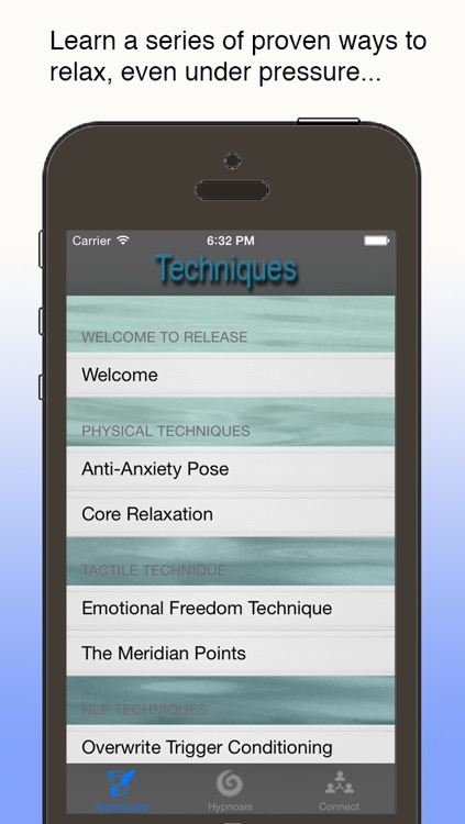 Release: Anxiety Relieving Techniques and Hypnosis