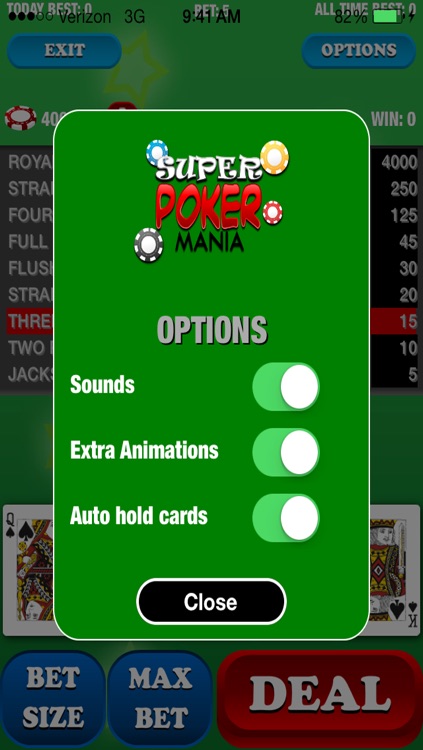 A Super Poker Mania! by Uber Zany screenshot-3
