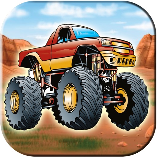 Monster Truck Car Jump - Extreme Escape Chase Challenge Icon