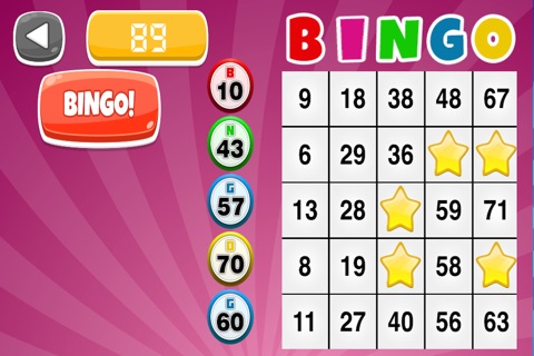 A Bingo Party Game: Big Bash Edition - FREE screenshot 2