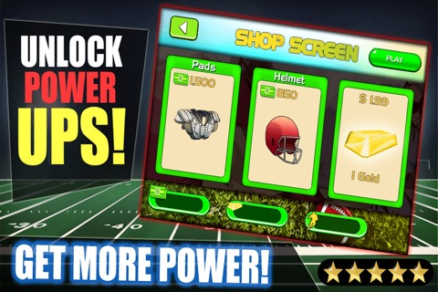 American Fantasy Football Jump - College Club Flick Kick And Throw Ball Games FREE screenshot 4