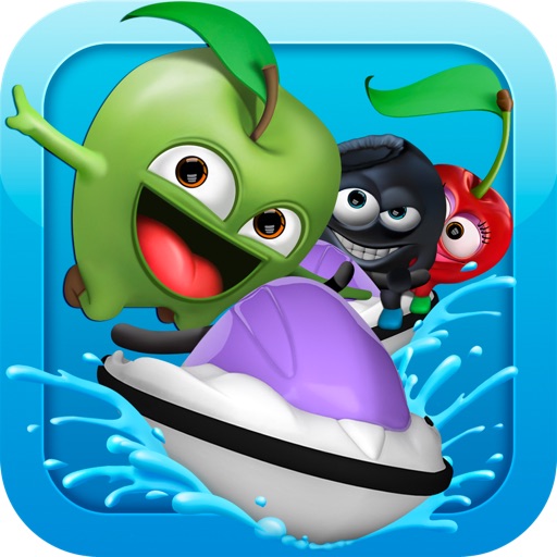 Loopy Fruit Splash - FREE downhill jetski ride racing saga iOS App