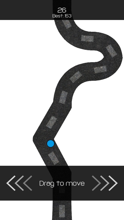 Keep The Dot in - Drag the Ball on Road