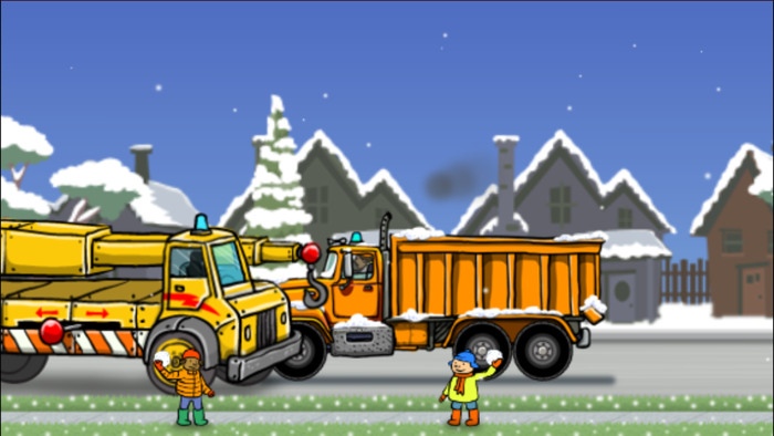 Snow Plow Truck