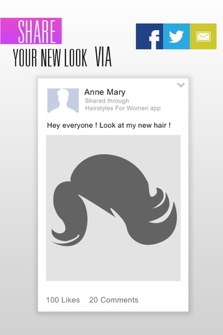 Women's Hairstyles PRO - Virtual Hair Makeover. Try On Your New Female Hair With Hair Cut & Editor screenshot 4