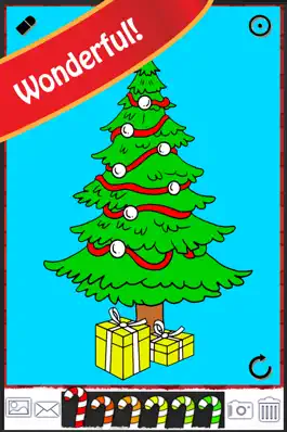 Game screenshot Christmas Coloring Book FREE: Snowy Xmas, Snowflakes, & Santa Claus Edition apk