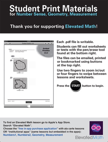Student Print Materials for Number Sense, Geometry, Measurement screenshot 2