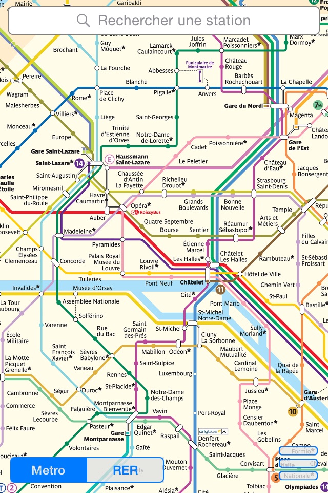 Paris Métro Map screenshot 3