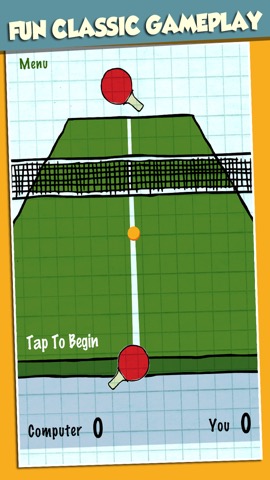 ピンポン - 楽しいゲーム - 卓球 - 無料 (Ping Pong Doodle Battle For The Best Top King Paddle ! - Free Fun Game)のおすすめ画像1