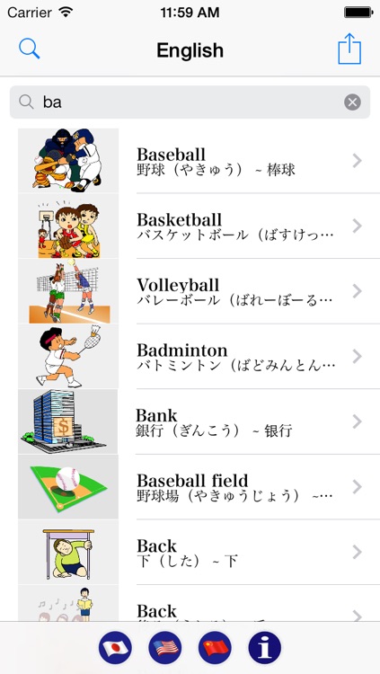 iFlash2 - Trilingual Flash Card ~ Japanese/Chinese/English~ Ver2.0