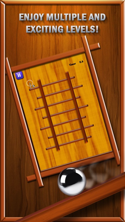 Labyrinth Ball Maze Tilt: Stay On the Rail