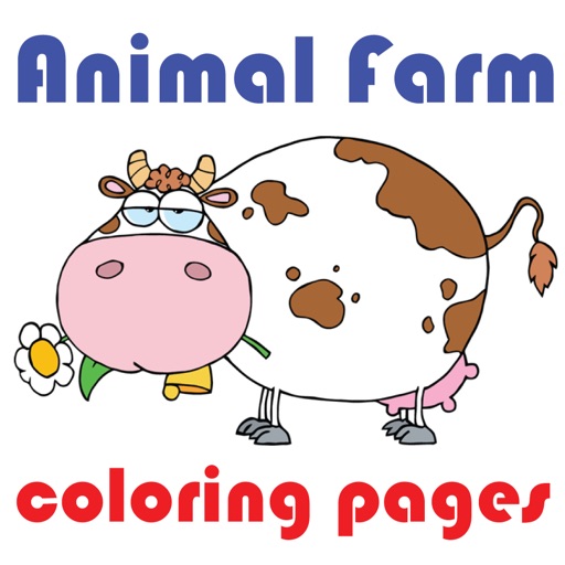 Animal farm coloring pages icon