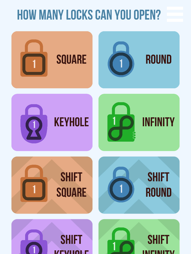 Amazing Locks pop it just by tapping at right time