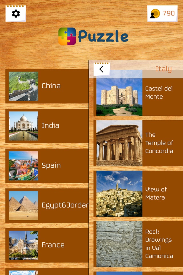 Puzzle World Heritages screenshot 3