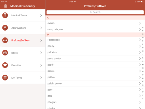 Screenshot #4 pour My Medical Dictionary