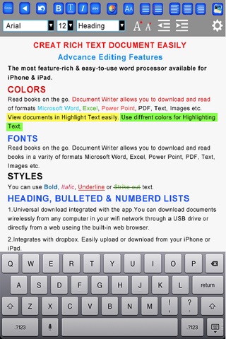 Document Editor - Word Processor and Reader for Microsoft Office screenshot 2