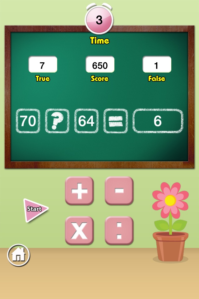 Cute Bear Hard-Working : Study Quick Math screenshot 3