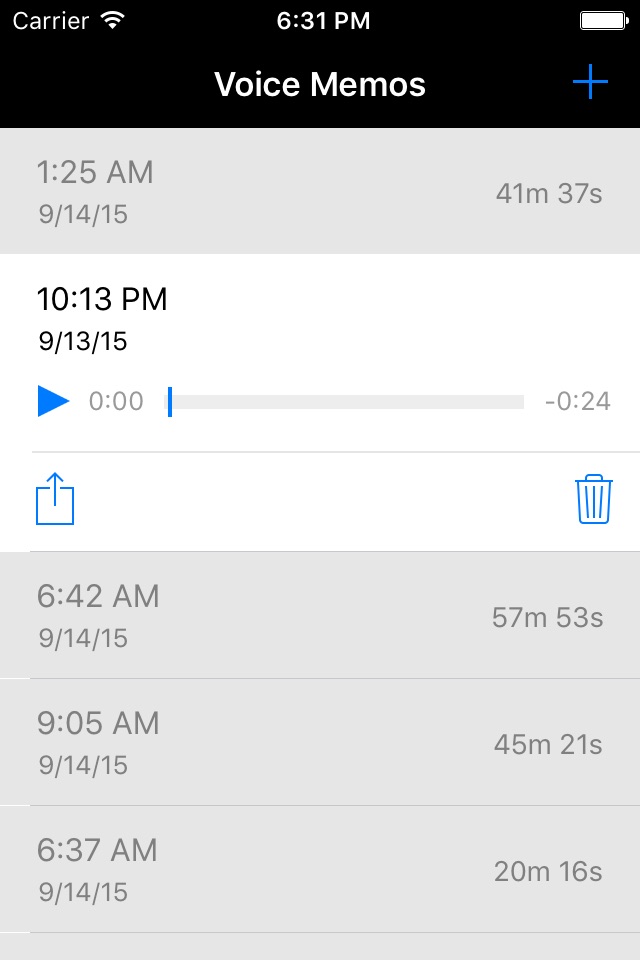 Voice Memos for Apple Watch screenshot 2