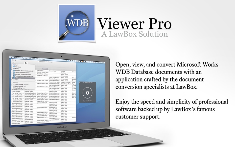#1. WDB Viewer Pro (macOS) 由: LawBox LLC