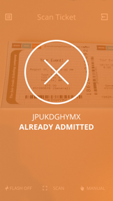 Brown Paper Tickets Scanner screenshot