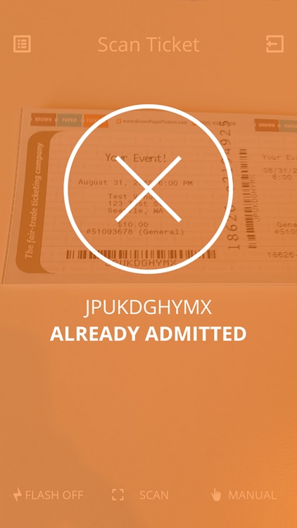 Brown Paper Tickets Scanner screenshot-3
