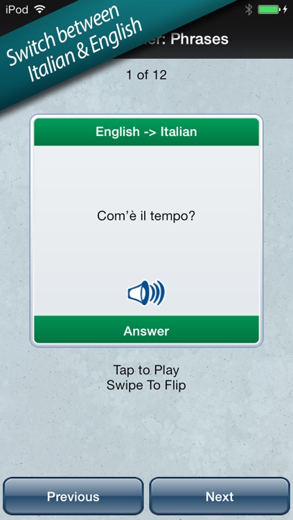 Italian in a Flash – Learn Quick with Easy Speak & Talk Flashcards!