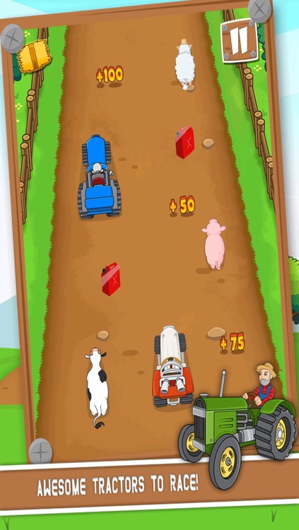Farmland Tractor Racing Pro A Fun Barn Yard Farm Race Game For