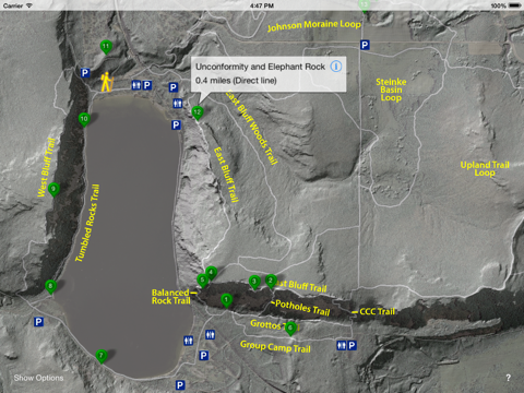 Screenshot #4 pour GeoHike: Devil's Lake
