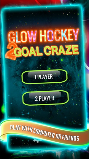 Glow Hockey 2 Goal Craze for iPhone and 