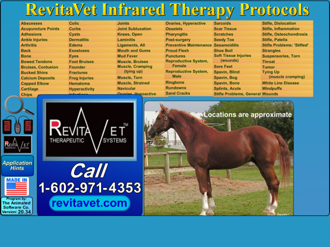 Screenshot #6 pour Revitavet Infrared Therapy Protocols
