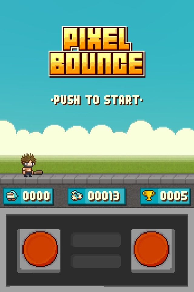 Pixel Bounce heroes Sword Survival Free Game screenshot 3