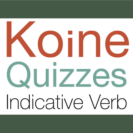 Koine Quizzes: Indicative Verb icon