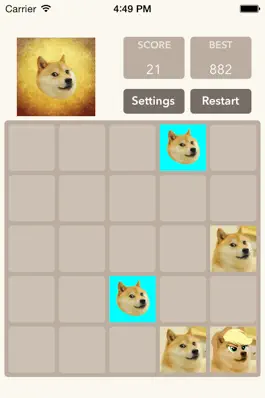 Game screenshot Super Swip and Slide 2048 Tiles Number Game for Doge Version mod apk