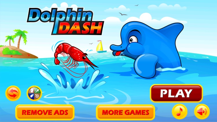Dolphin Dash : Shark Hunter Edition